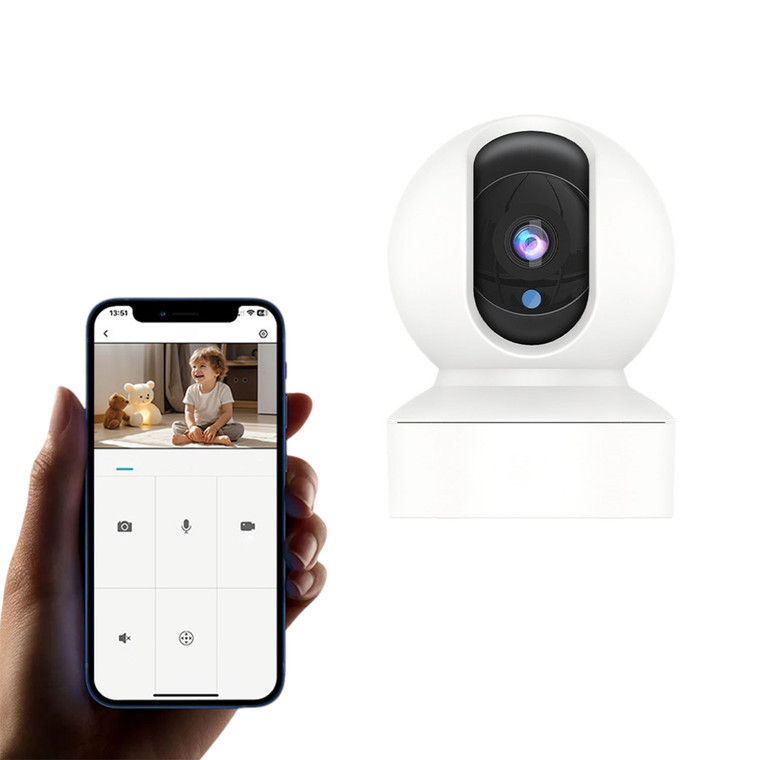 NEW 2604 360° WiFi Security Camera - HD 5MP Indoor Surveillance with Cloud Storage J096
