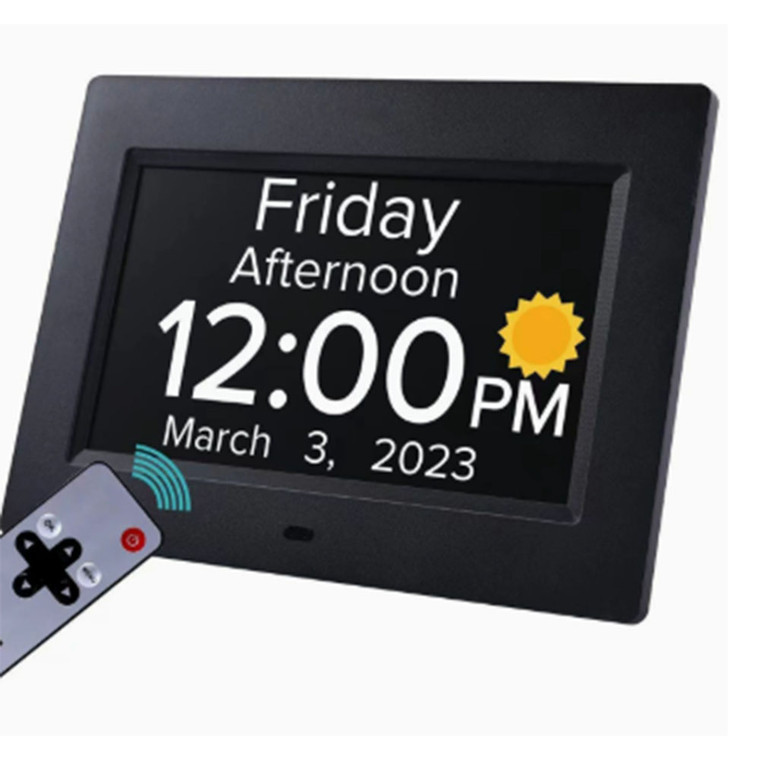 NEW 2604 Digital Dementia Clock with Large Display, Day Date Time Calendar for Seniors J108