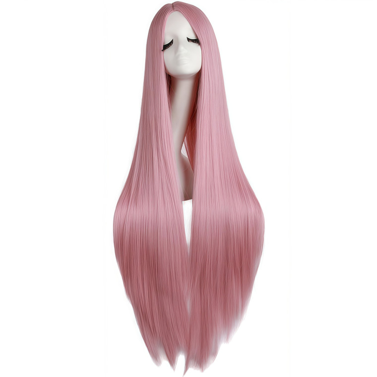 NEW 2605 Ultra Long Straight Wig for Women, Silky Smooth Synthetic Hair Wig, Natural Looking Heat Resistant Wig for Daily Wear Cosplay Party J128