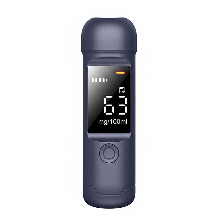 NEW 2605 Portable Non-Contact Alcohol Tester, High Accuracy Breathalyzer with Digital Display, Rechargeable Alcohol Detector for Drivers J147