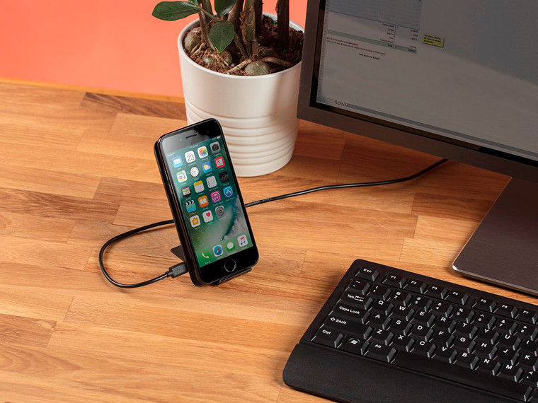 QI Fast Wireless Charging pad with stand