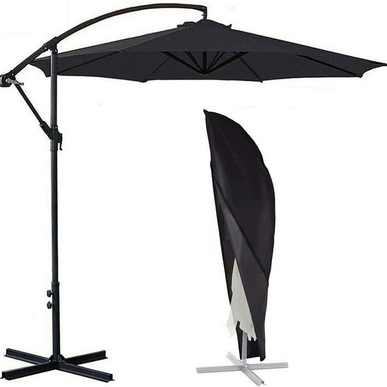 NEW 2606 Latto Home Waterproof Parasol Cover with Full-Length Zipper, UV Resistant Outdoor Garden Umbrella Protection Cover B174