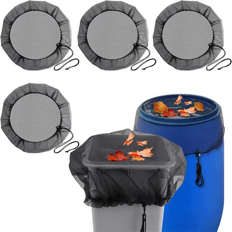 NEW 2606 Adjustable Rain Water Butt Net Cover – Leaf & Mosquito Filter B197