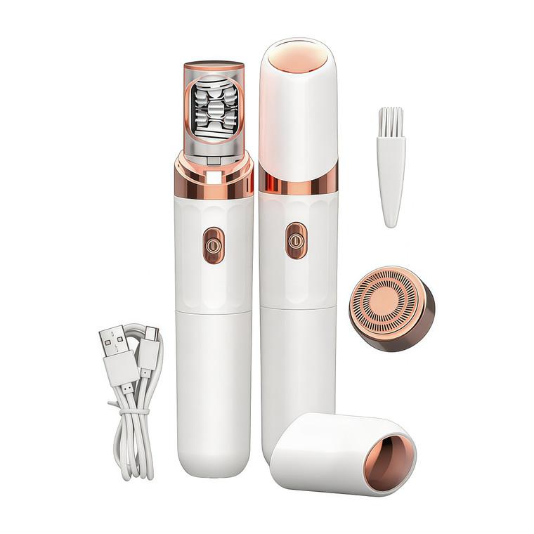 NEW 2607 2 in 1 Electric Epilator & Shaver, USB Rechargeable Portable Hair Removal Device, Painless Body Hair Remover for Women J197