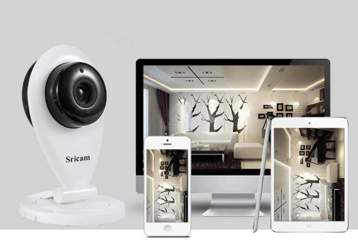 SriCam 720P HD Two-Way Audio 360° Rotatable Wireless Smart Security Camera