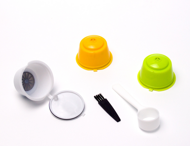 Refillable coffee capsules compatible with Nescafé Dolce Gusto