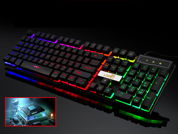 LED Light UP Gaming Keyboard 