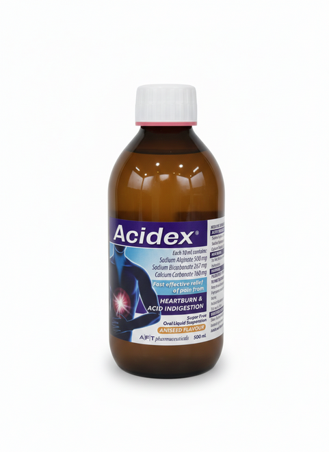 Acidex Liquid, Heartburn, Indigestion