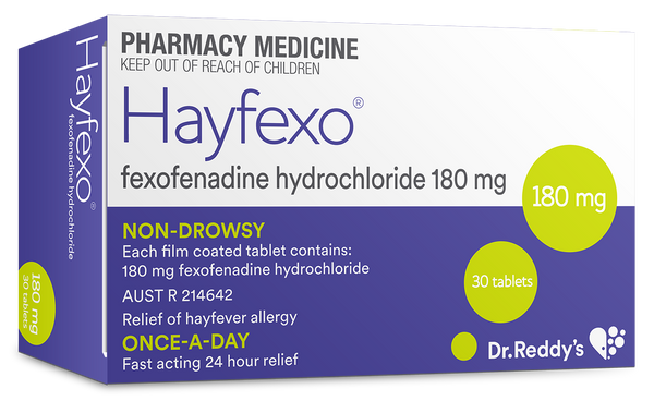 Dr Reddy's Hayfexo (Fexofenadine) 180mg 30s