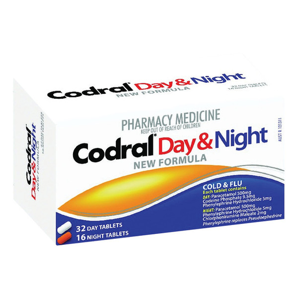 Codral Day & Night 48 Tablets (Codeine Free)