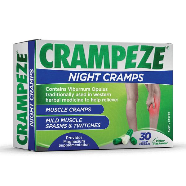 CRAMPEZE Night Cramps Capsules 30