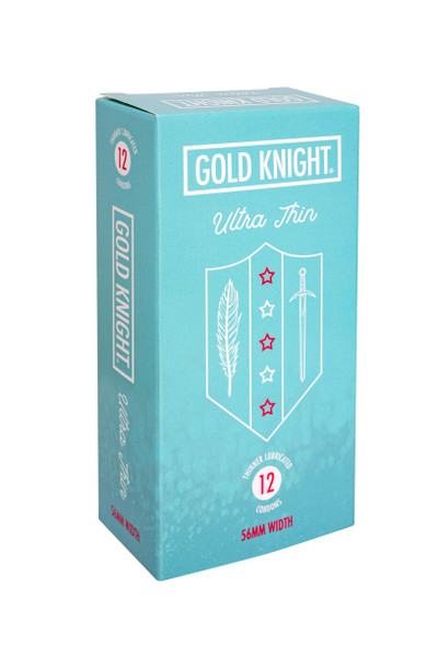 Gold Knight Condoms Ultra Thin 56mm Width 12s