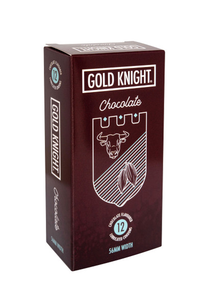 Gold Knight Chocolate Flavoured Condoms 12s