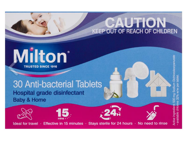 Milton Antibacterial 30 Tablets