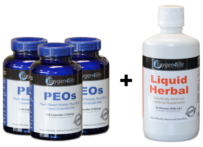 O4L - Detox Starter Bundle 3 PEOs Caps & Liquid Herbal 1 $145