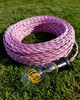 Pink Twisted Cloth Covered Wire, Rayon