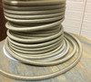 Beige (Tan) Round Cloth Covered 3-Wire Cord, Cotton - PER FOOT