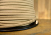 Beige (Tan) Parallel (Flat) Cloth Covered Wire, Cotton - PER FOOT