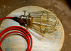 Brass Wire Bulb Cage, Clamp On Lamp Guard