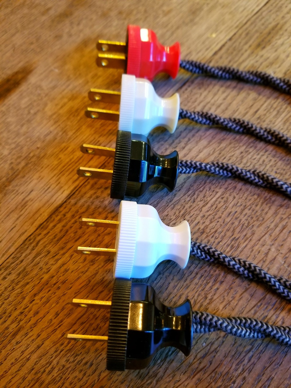 Vintage Polarized 2 Prong Plug Bakelite Replica Plug