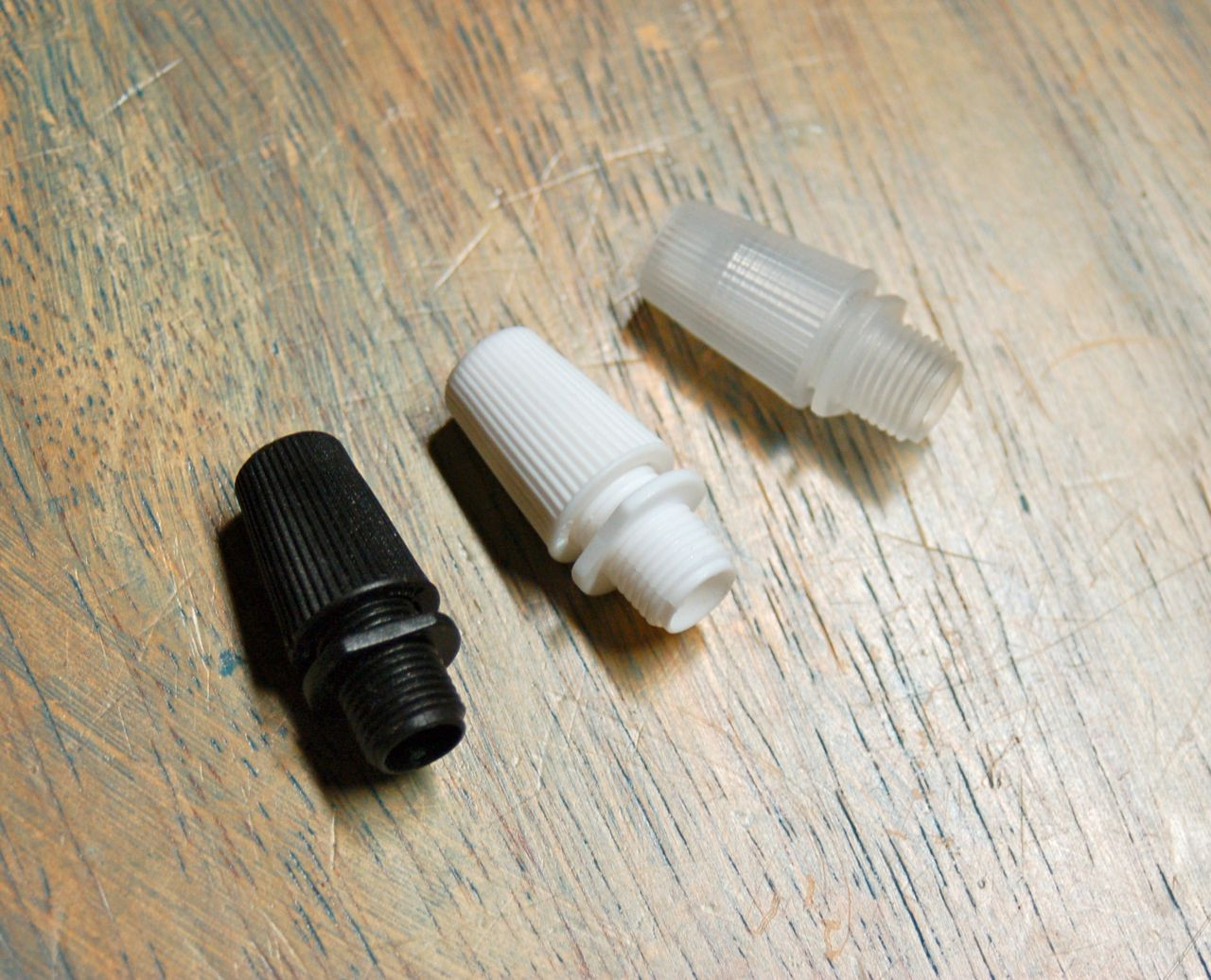 White/Black Vintage Porcelain Light Socket Keyless Light Socket