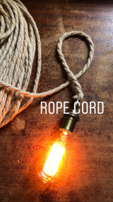 New Product: Jute Braided Rope Style Electrical Cords