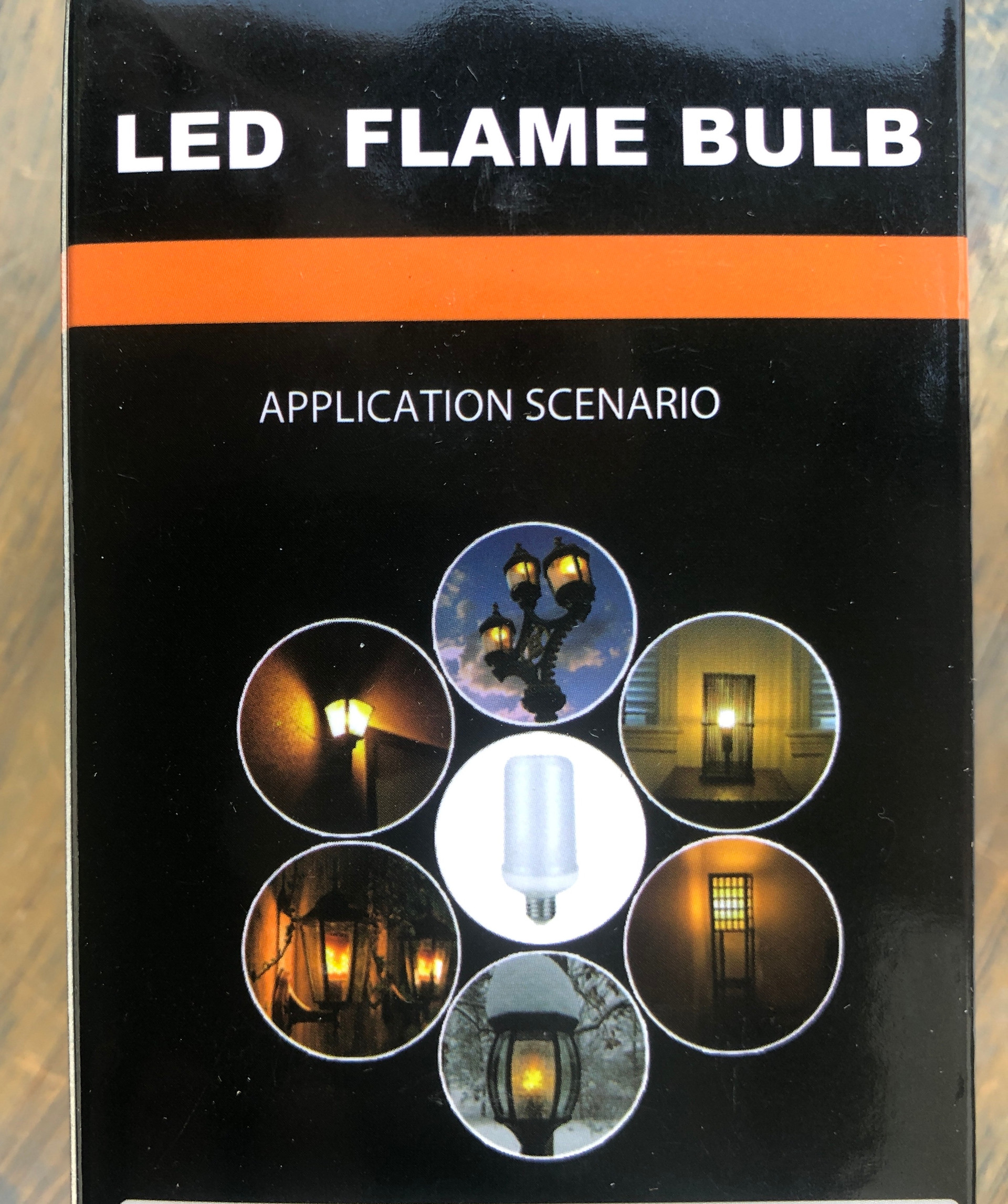 LED Flame Effect Bulb Candelabra Flame Bulb