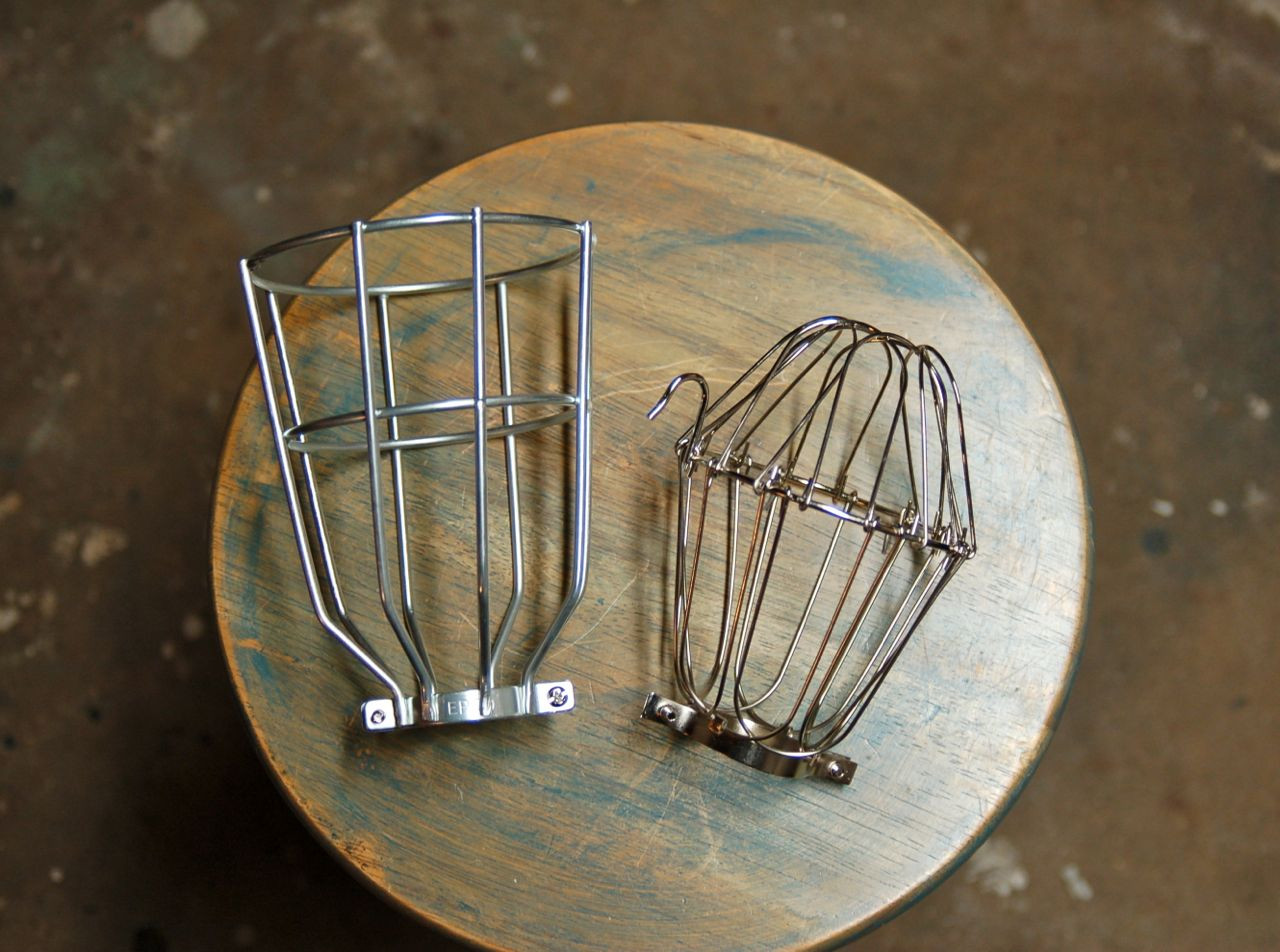 Steel Light Bulb Cage Guard | Snake Head Vintage