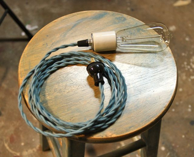 White/Black Vintage Porcelain Light Socket Keyless Light Socket