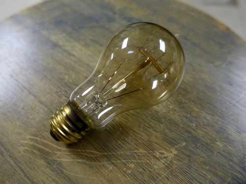 Edison Globe Light Bulb, 40 Watt Antique Spiral Filament, A19 Shape