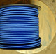 Blue Nylon 3-Wire Cord - Round | Blue Nylon Covered Electrical Wire