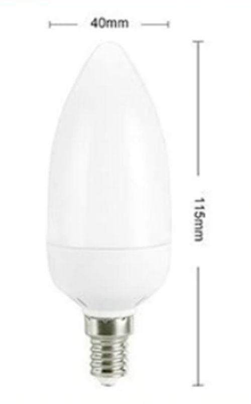 LED Flame Effect Bulb Candelabra Flame Bulb