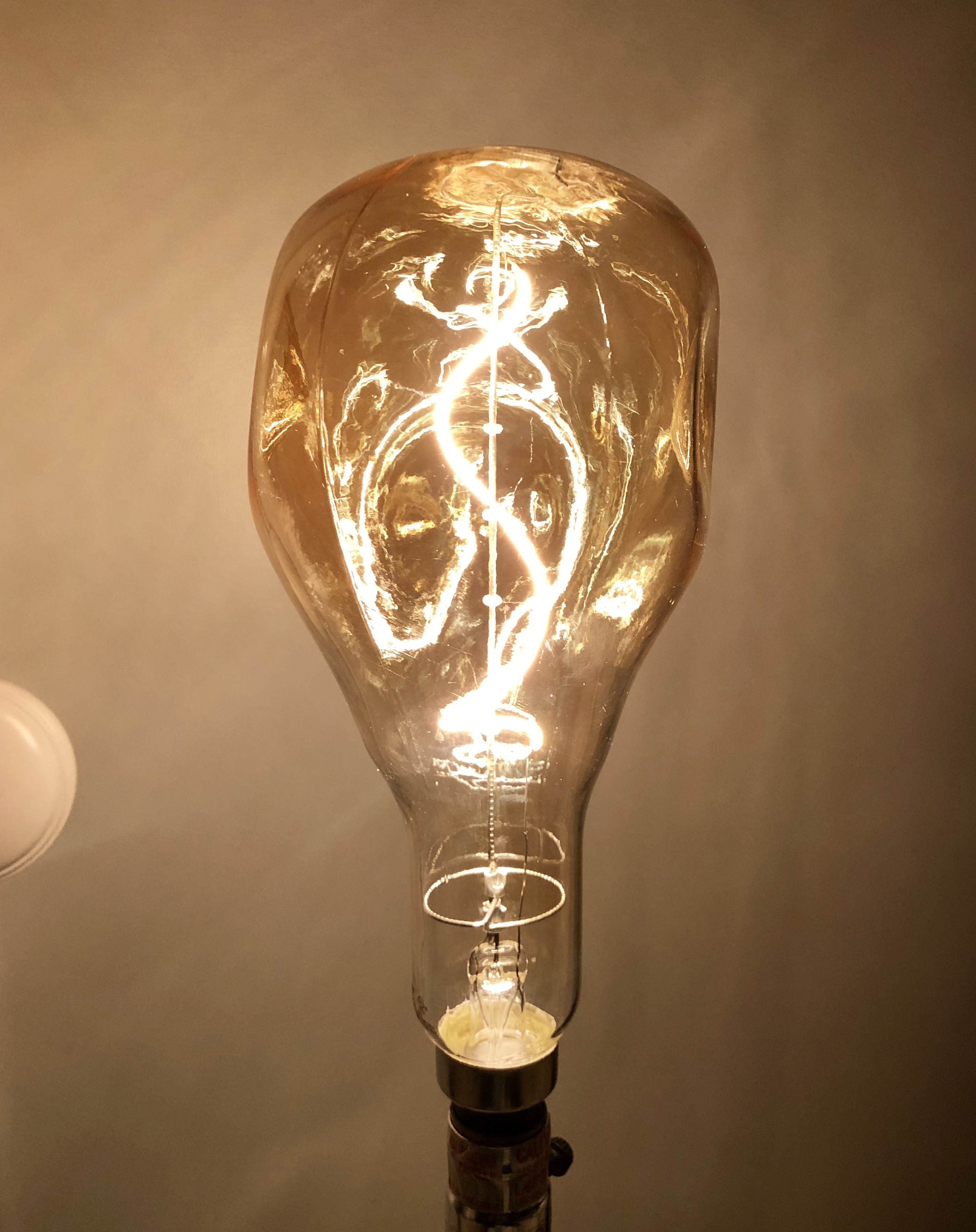 4 Watt Oversize LED Edison Bulb - Droplet | Snake Head Vintage