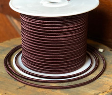 Mahogany Brown Parallel (Flat) Cloth Covered Wire, Rayon - PER