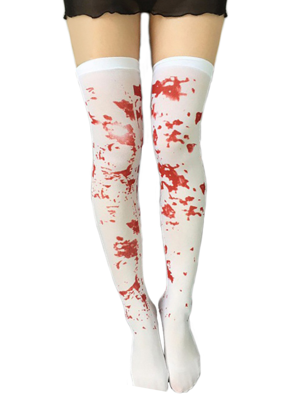 Zombie Blood Thigh Highs - Angelique