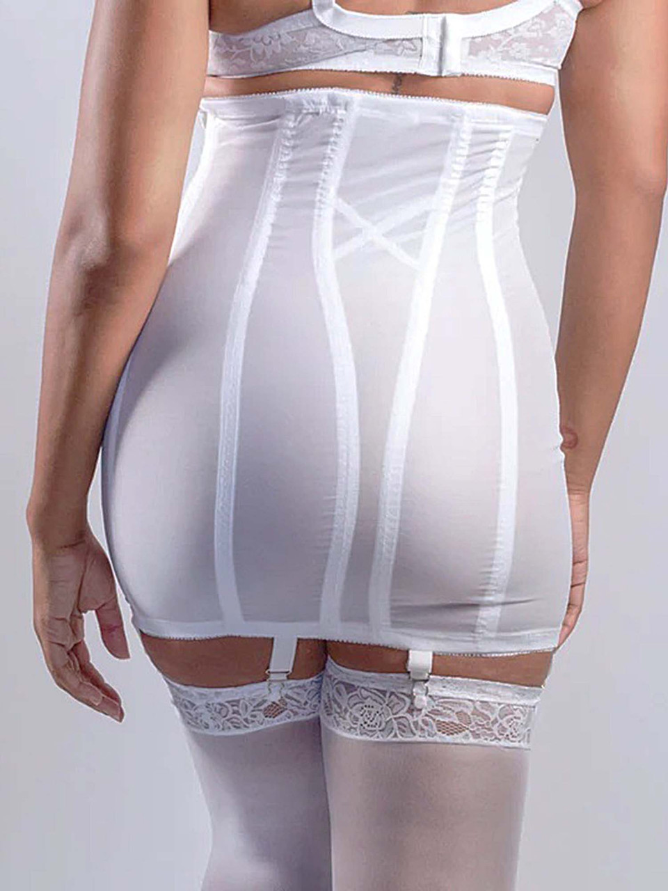 Sheer Open-Bottom Girdle