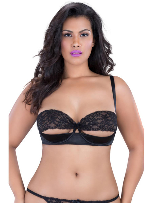 Plus Size Sexy Lace Shelf Bra Lingerie
