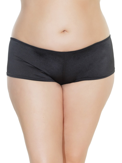 Womens Knit Low Rise Booty Shorts