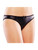 Plus Size Faux Leather Liquid Wet Look Ruched Back Crotchless Panty