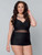 Kiyonna Sand & Glam Plus Size  Black Swimsuit