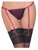 Full Figure Sexy Satin Detail Eyelash Lace Thong Underwear