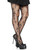 Womens Plus Size Worship Me Cross Gothic Fishnet Pantyhose Net Costume Tights Side View
