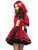 Womens Plus Size Full Figure Gothic Little Red Riding Hood Fairytale Costume