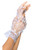 Womens Sexy Fingerless Wrist Length White Lace Ruffle Gloves