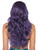 Mermaid Costume Wig Long Wavy Purple Wig Halloween Costume Accessory