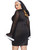 Plus Size Womens Twisted Sister Nun Dress Halloween Roleplay Costume Back View