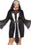 Plus Size Women Twisted Sister Nun Dress Halloween Roleplay Costume
