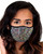 Fashion Rhinestone Face Mask Covering Front