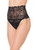 Womens High Waisted Lace Crotchless Panty Underwear
