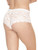 Womens Bridal Lace Low Rise White Booty Shorts
